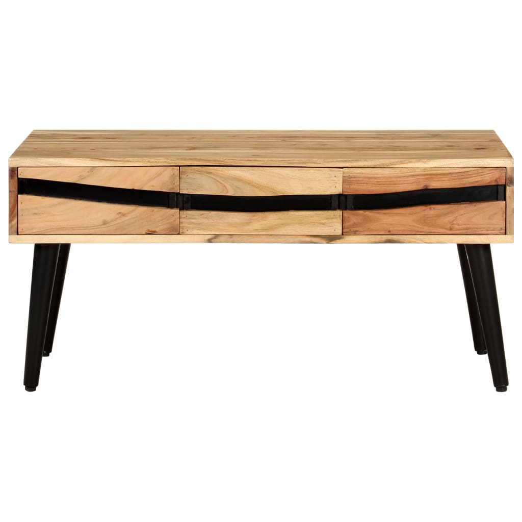 Soffbord 88X50X42 Cm Massivt Akaciaträ