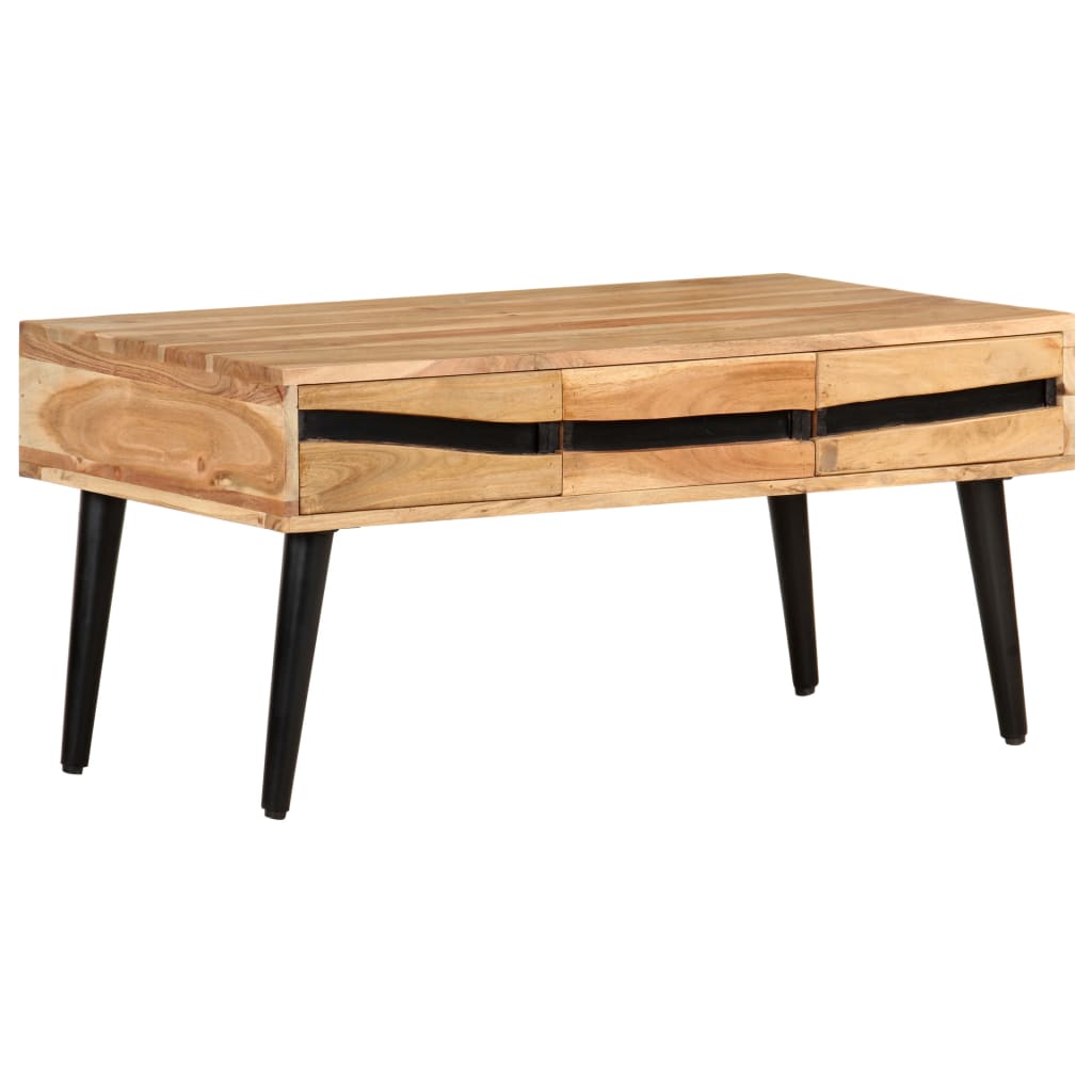 Soffbord 88X50X42 Cm Massivt Akaciaträ