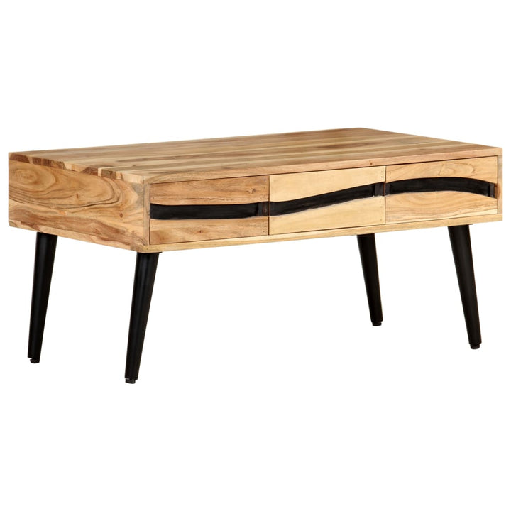 Soffbord 88X50X42 Cm Massivt Akaciaträ