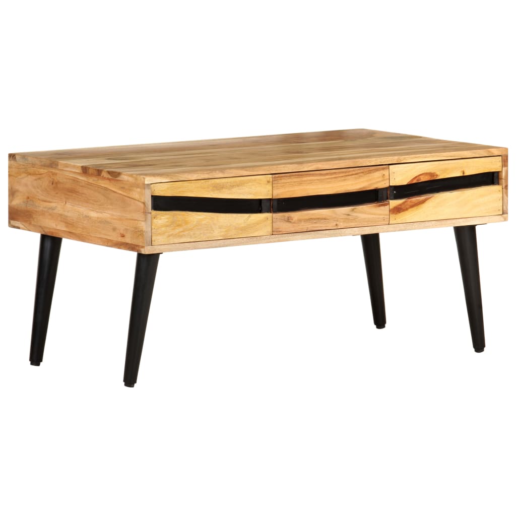 Soffbord 88X50X42 Cm Massivt Akaciaträ