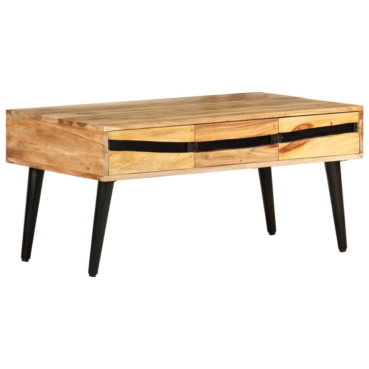 Soffbord 88X50X42 Cm Massivt Akaciaträ