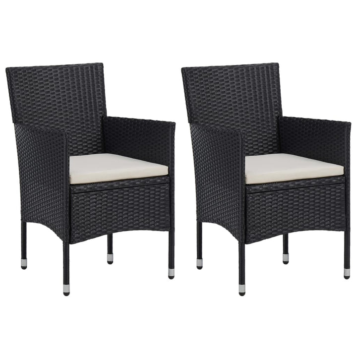 Matgrupp För Trädgården 3 Delar Konstrotting Och Glas