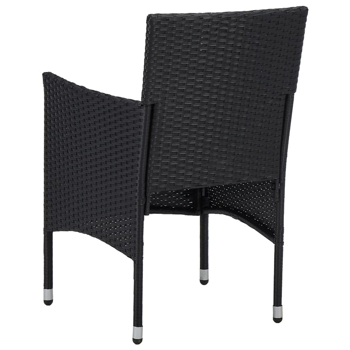 Matgrupp För Trädgården 3 Delar Konstrotting Och Glas