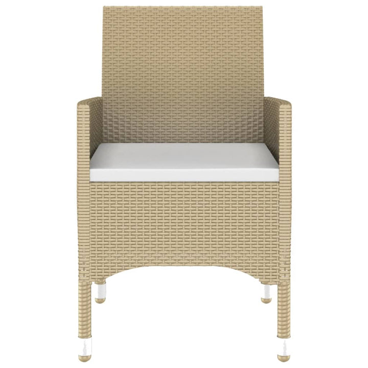 Matgrupp För Trädgården 7 Delar Konstrotting Härdat Glas