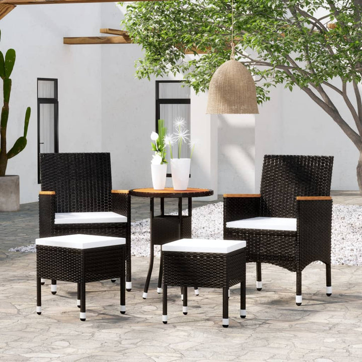 Loungegrupp För Trädgården 5 Delar Konstrotting