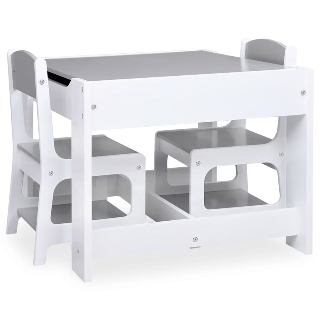 Barnbord Med 2 Stolar Mdf
