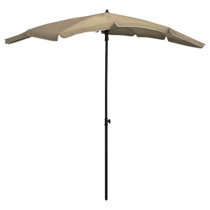 Parasoll Med Stång 200X130 Cm