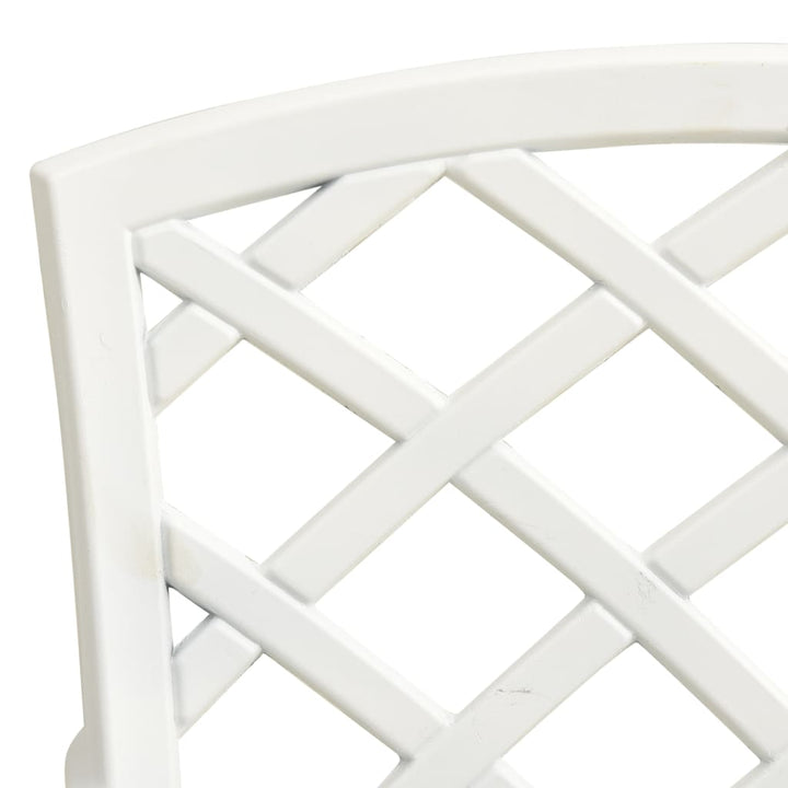 Caféstolar 4 St Gjuten Aluminium