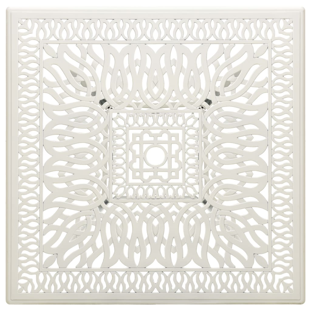 Trädgårdsbord 90X90X73 Cm Gjuten Aluminium