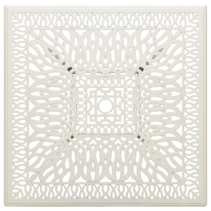 Trädgårdsbord 90X90X73 Cm Gjuten Aluminium