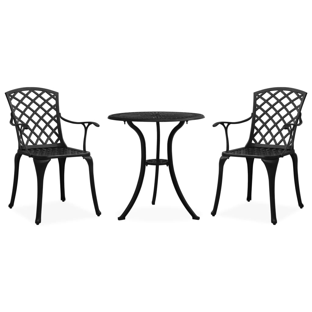 Caféset 3 Delar Gjuten Aluminium
