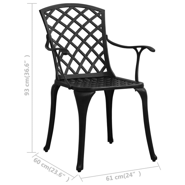 Caféset 3 Delar Gjuten Aluminium