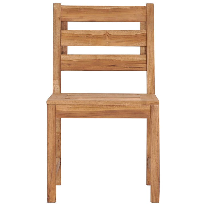 Trädgårdsstolar 2 St Massiv Teak