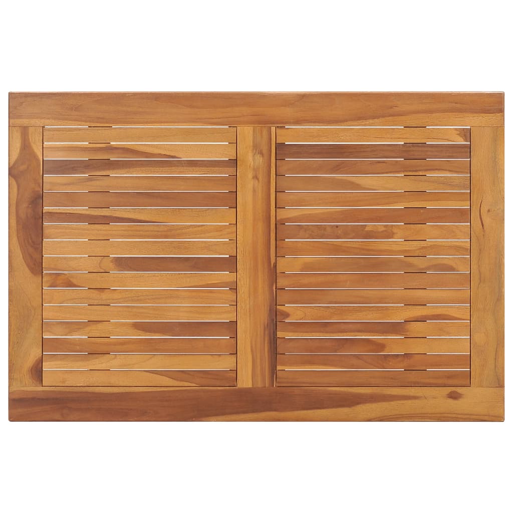 Hopfällbart Trädgårdsbord 90X60X75 Cm Massiv Teak