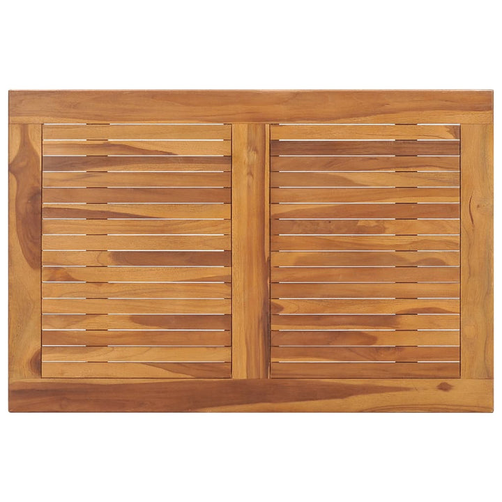 Hopfällbart Trädgårdsbord 90X60X75 Cm Massiv Teak