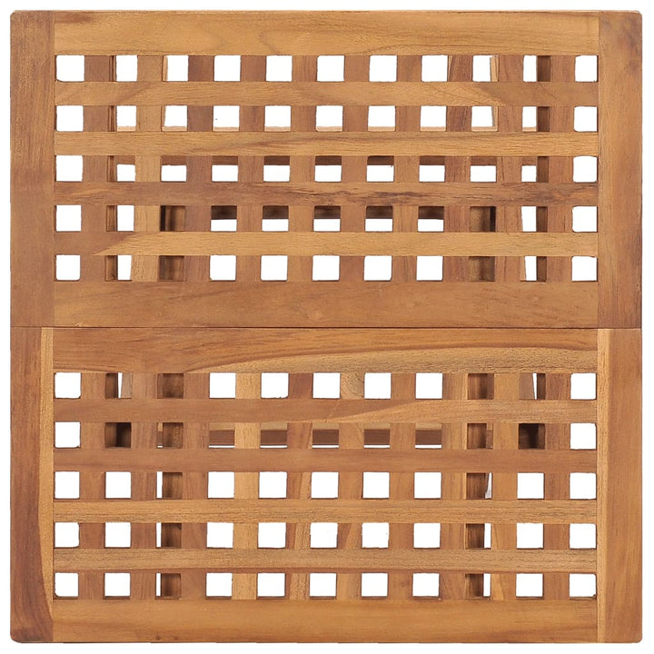 Hopfällbart Trädgårdsbord 50X50X50 Cm Massivt Teakträ