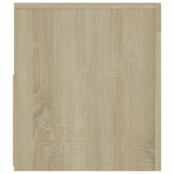 Tv-Bänk Med Led-Belysning Sonoma-Ek 120X35X40 Cm