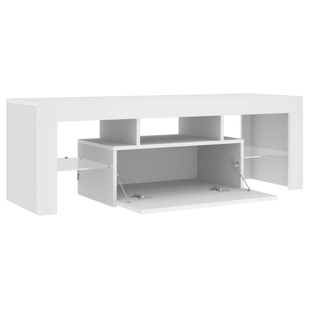 Tv-Bänk Med Led-Belysning 120X35X40 Cm