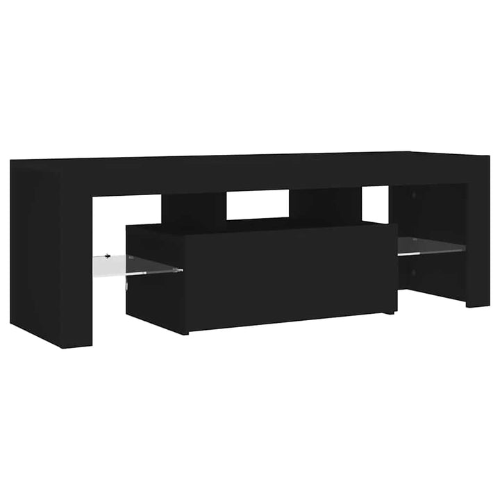 Tv-Bänk Med Led-Belysning 120X35X40 Cm