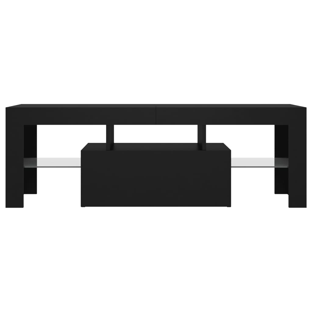 Tv-Bänk Med Led-Belysning 120X35X40 Cm