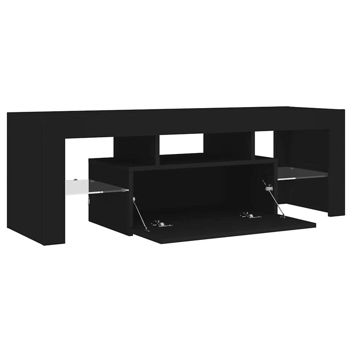 Tv-Bänk Med Led-Belysning 120X35X40 Cm