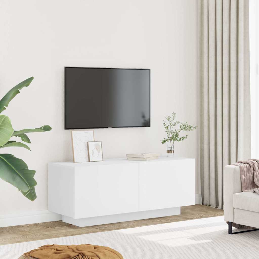 Tv-Bänk Vittrat Trä 100X35X40 Cm Konstruerat Trä