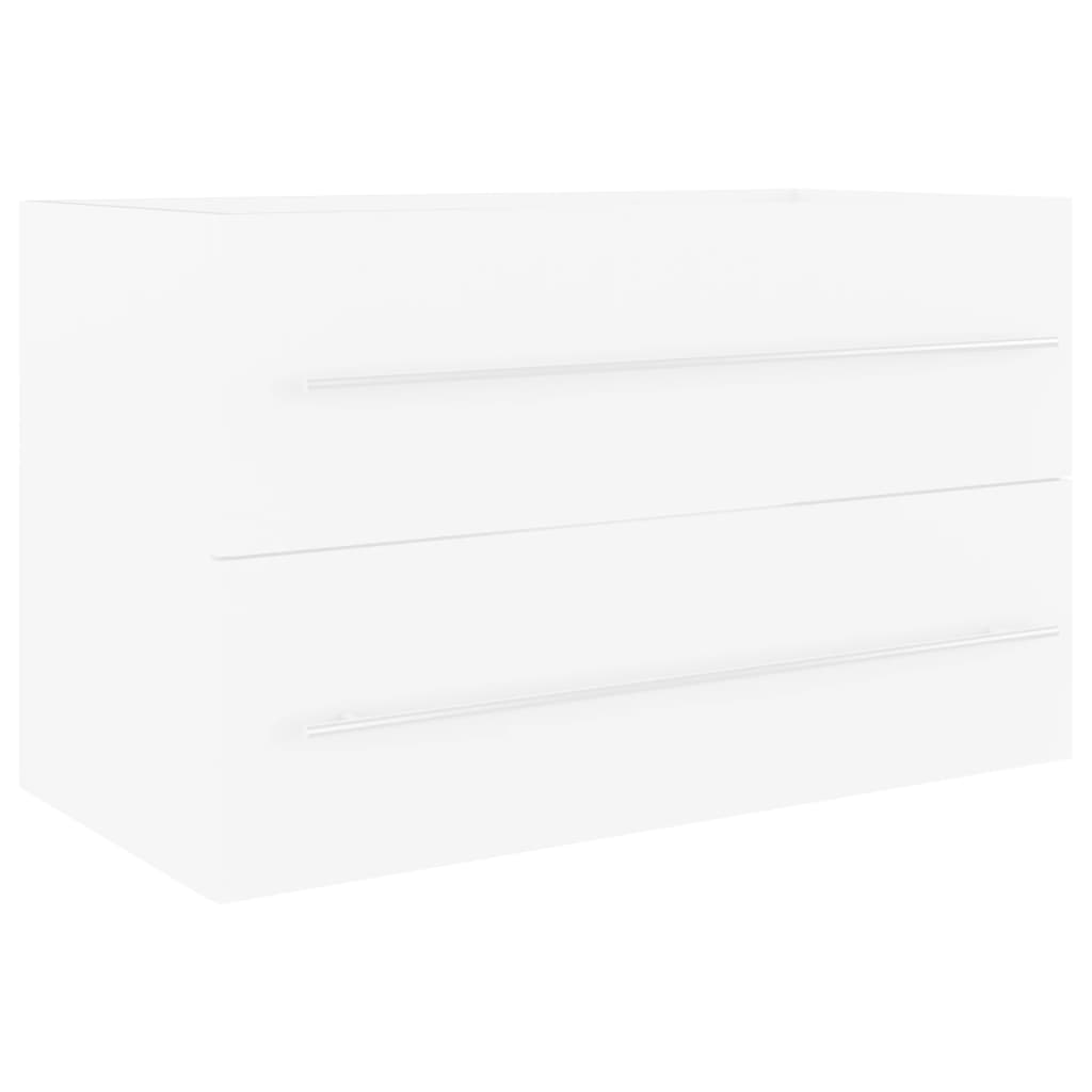 Tvättställsskåp 80X38,5X48 Cm Konstruerat Trä