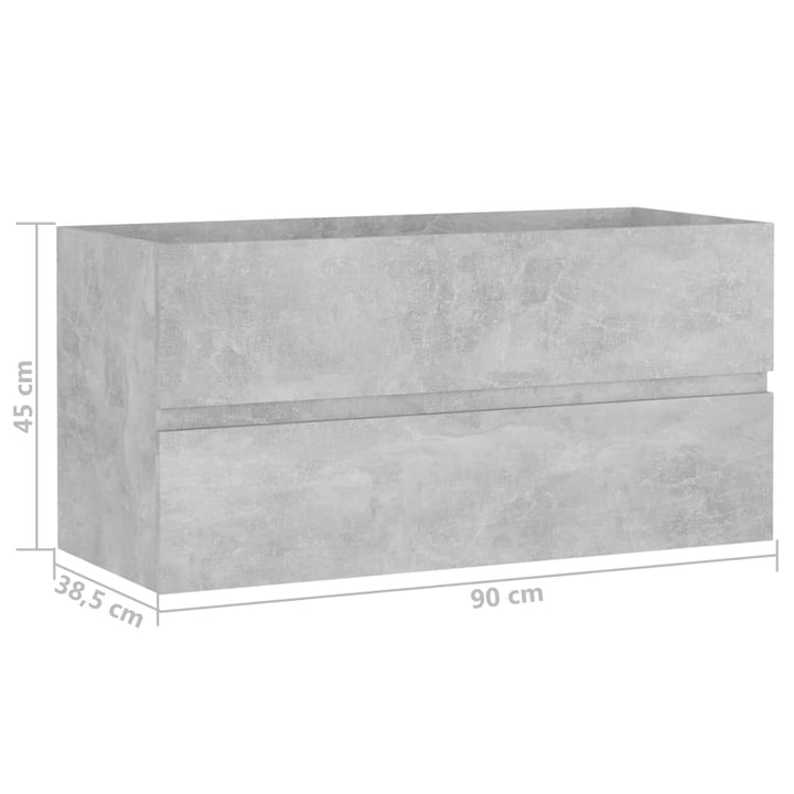 Tvättställsskåp 90X38,5X45 Cm Konstruerat Trä