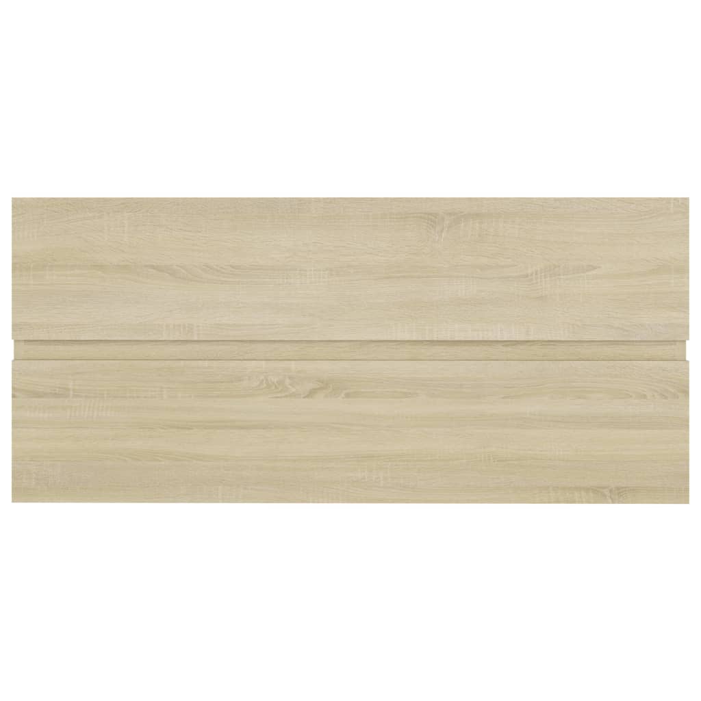 Tvättställsskåp Sonoma-Ek 100X38,5X45 Cm Konstruerat Trä