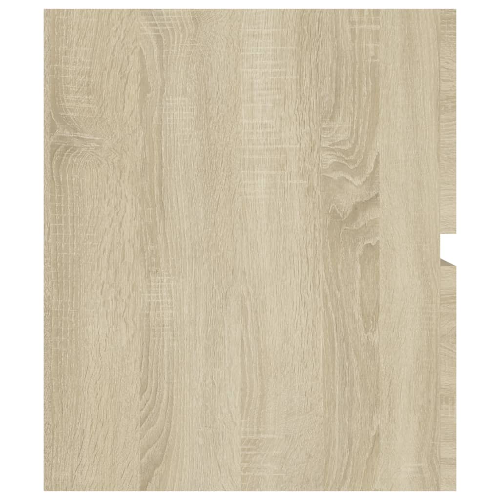 Tvättställsskåp Sonoma-Ek 100X38,5X45 Cm Konstruerat Trä