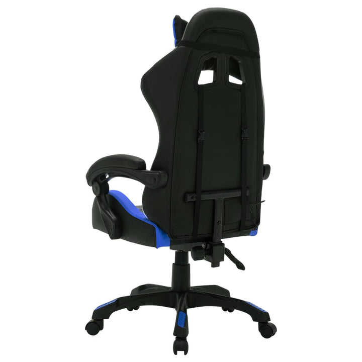 Gamingstol Med Rgb Led-Lampor Konstläder