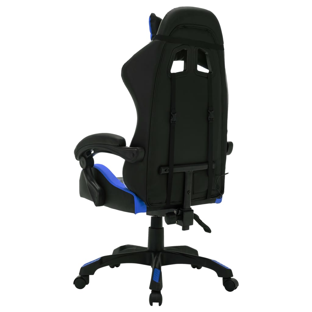 Gamingstol Med Rgb Led-Lampor Konstläder