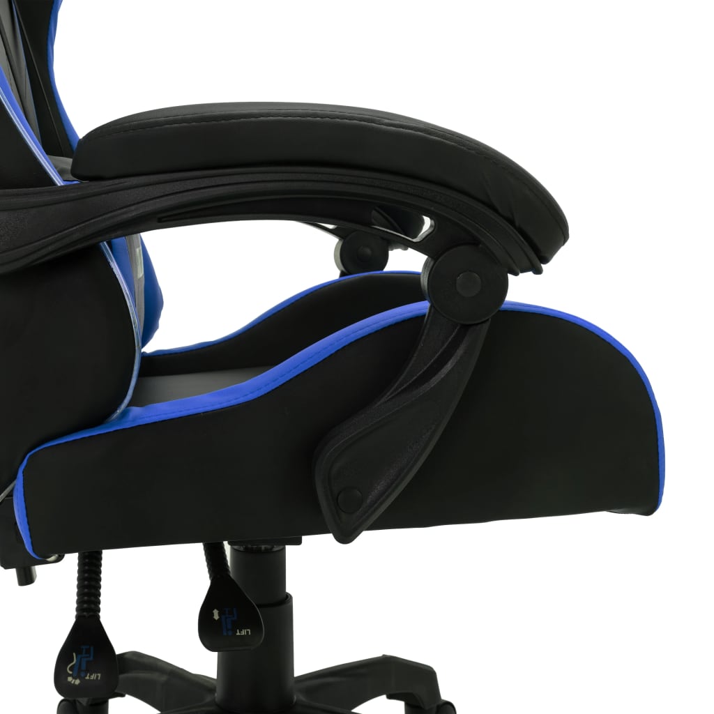 Gamingstol Med Rgb Led-Lampor Konstläder