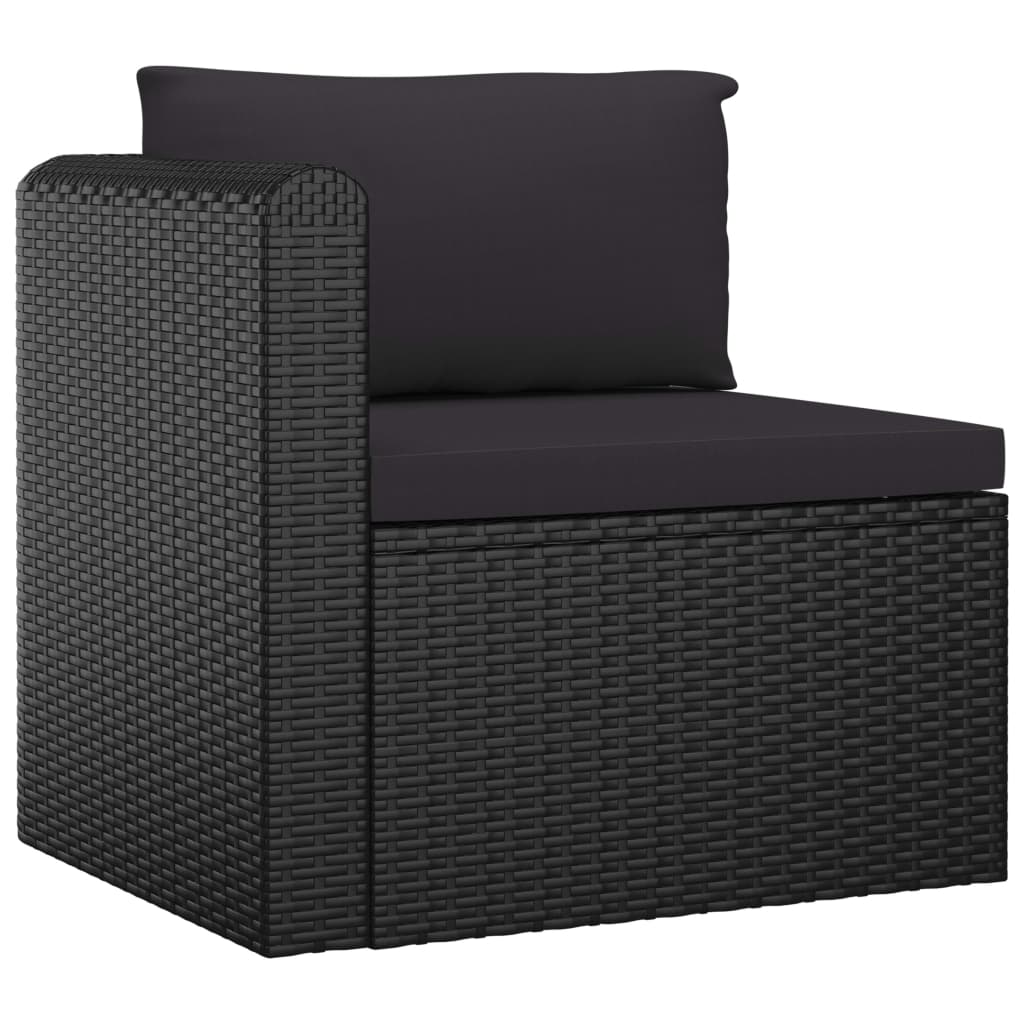 Loungegrupp För Trädgården Med Dynor 7 Delar Konstrotting