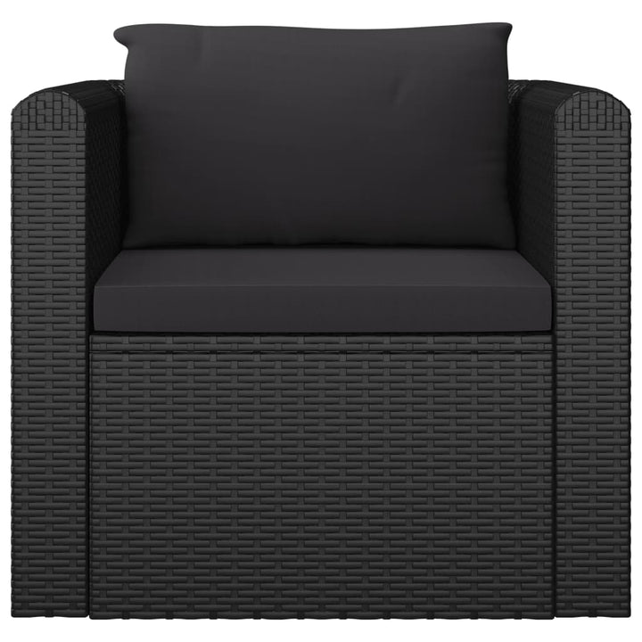 Loungegrupp För Trädgården Med Dynor 7 Delar Konstrotting