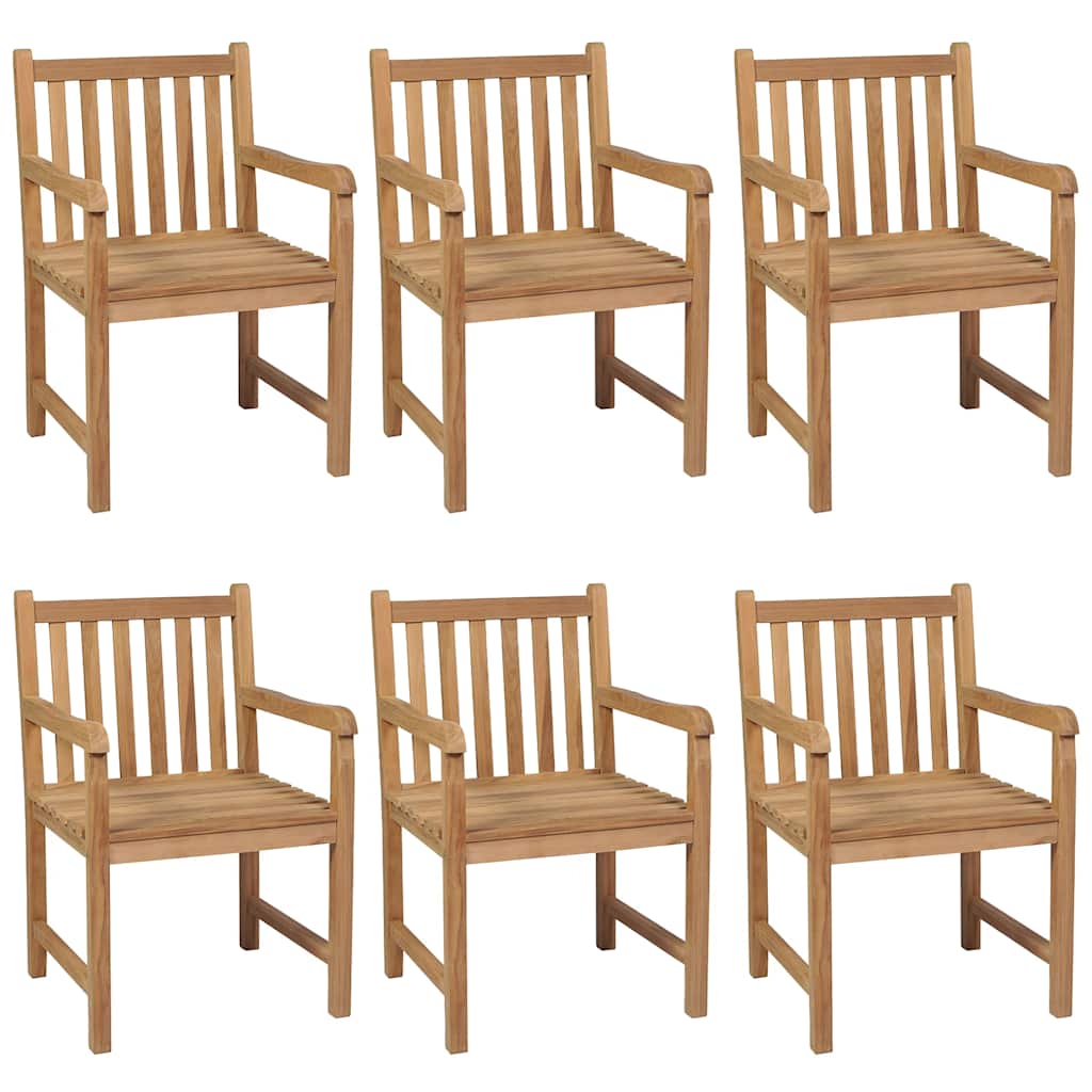 7-Delad Trädgårdsmatgrupp 150X90 Cm Massiv Teak