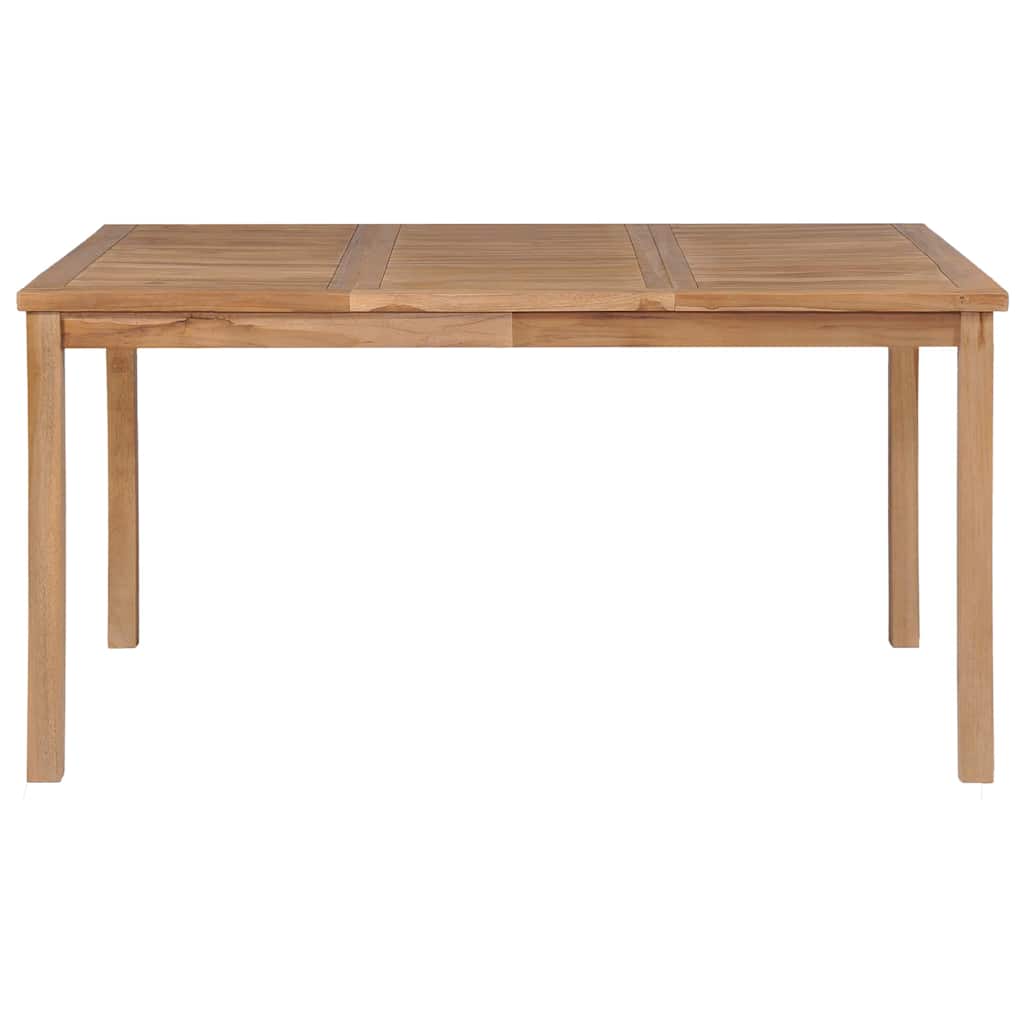 7-Delad Trädgårdsmatgrupp 150X90 Cm Massiv Teak