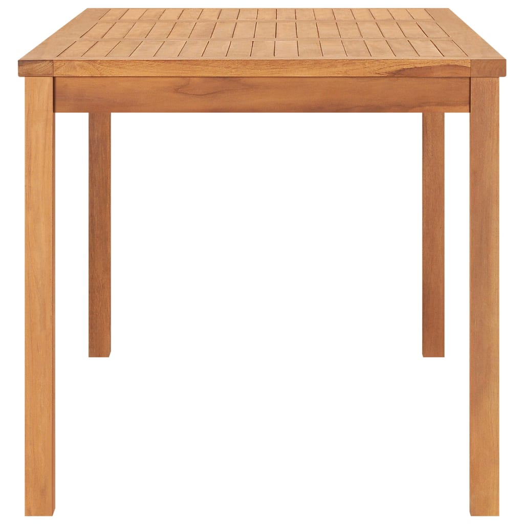 7-Delad Trädgårdsmatgrupp 160X80 Cm Massiv Teak