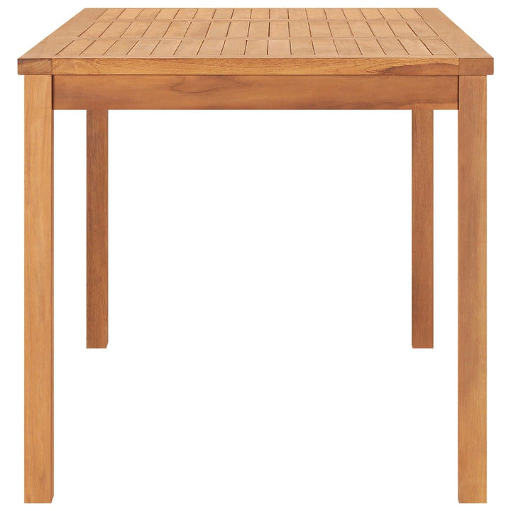 7-Delad Trädgårdsmatgrupp 160X80 Cm Massiv Teak