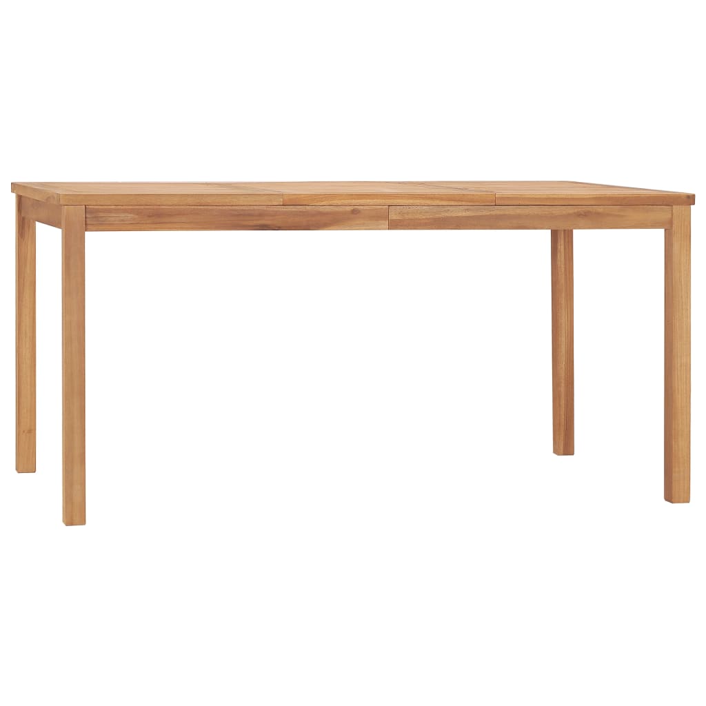 7-Delad Trädgårdsmatgrupp 160X80 Cm Massiv Teak