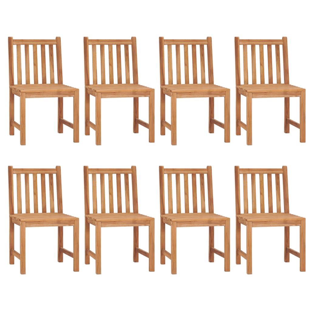 9-Delad Trädgårdsmatgrupp 180X90 Cm Massiv Teak