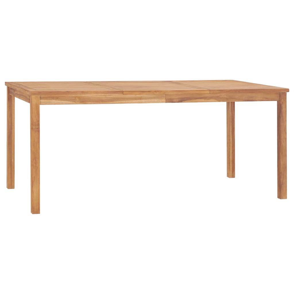 9-Delad Trädgårdsmatgrupp 180X90 Cm Massiv Teak