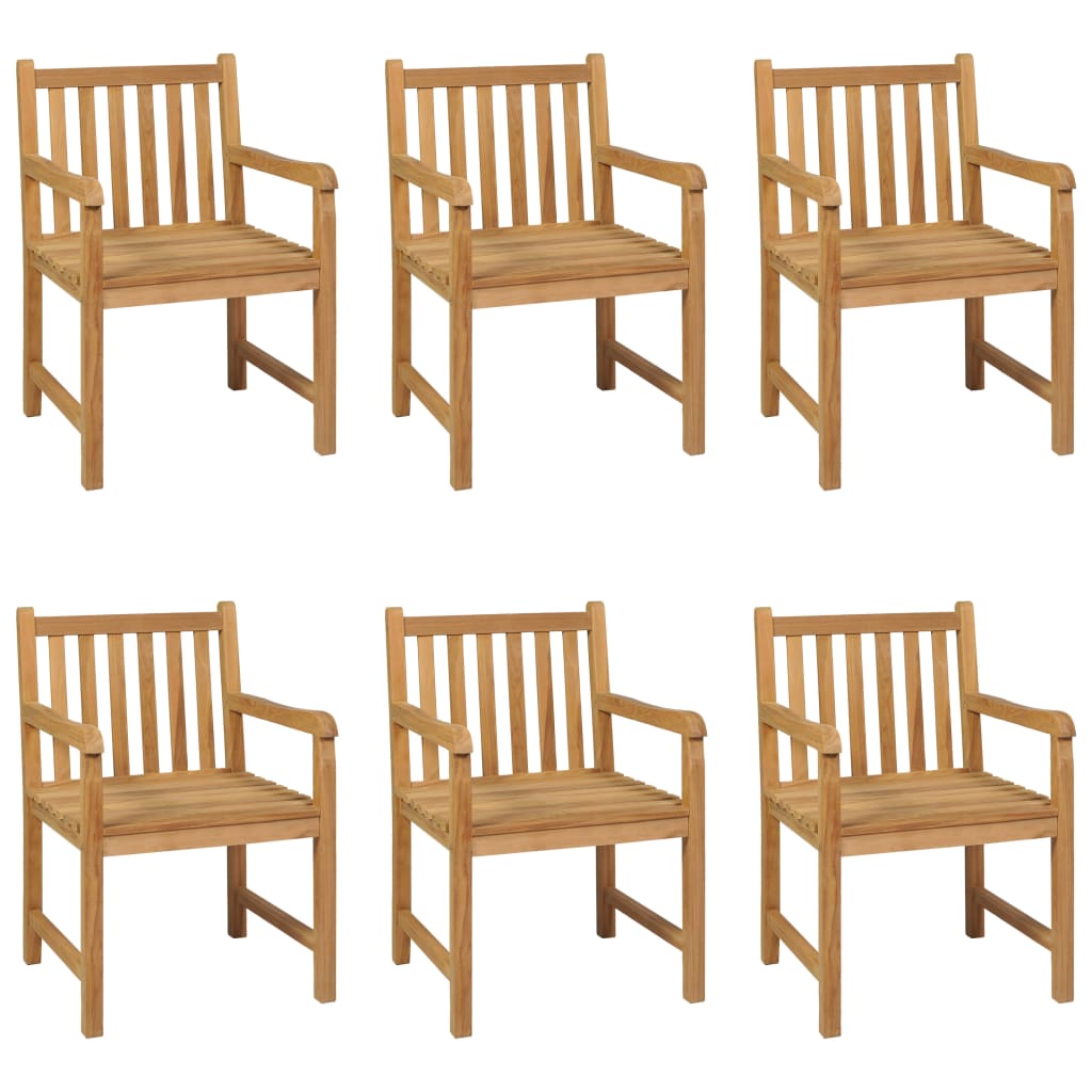 7-Delad Trädgårdsmatgrupp 180X90 Cm Massiv Teak
