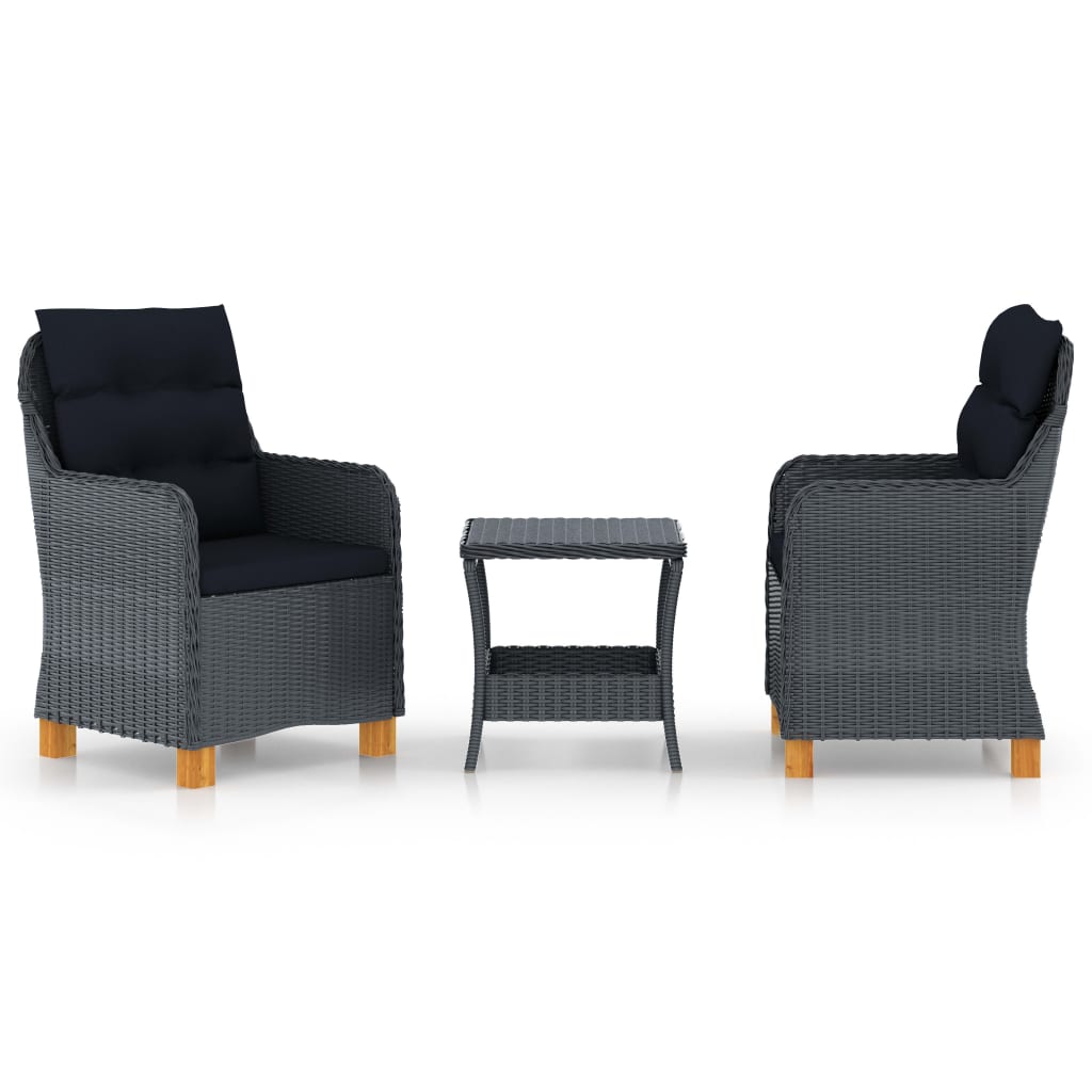 Loungegrupp Med Dynor 3 Delar Konstrotting