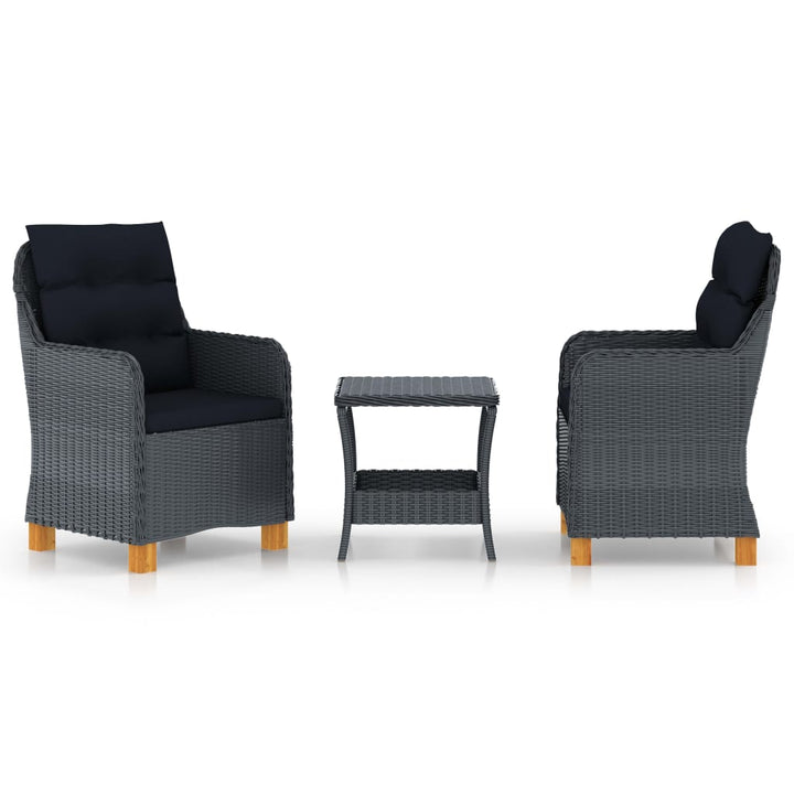 Loungegrupp Med Dynor 3 Delar Konstrotting