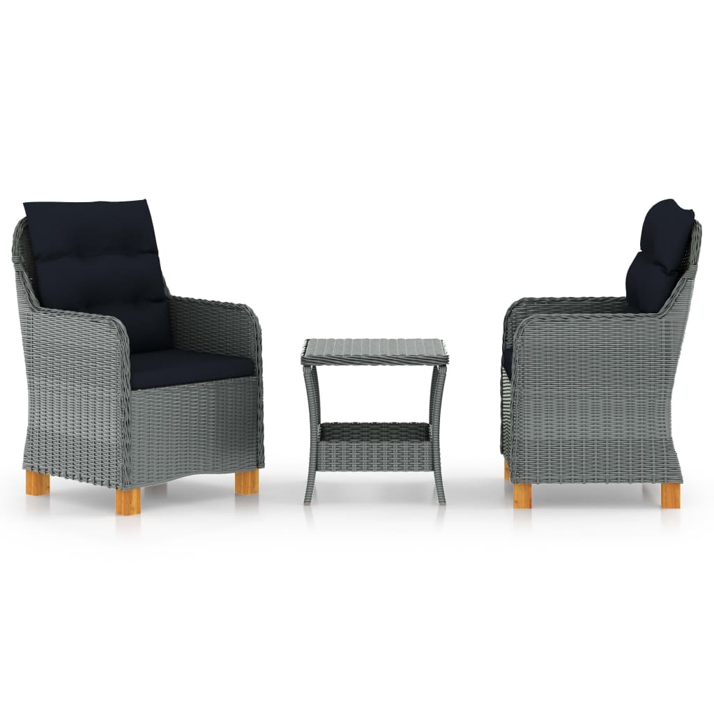 Loungegrupp Med Dynor 3 Delar Konstrotting