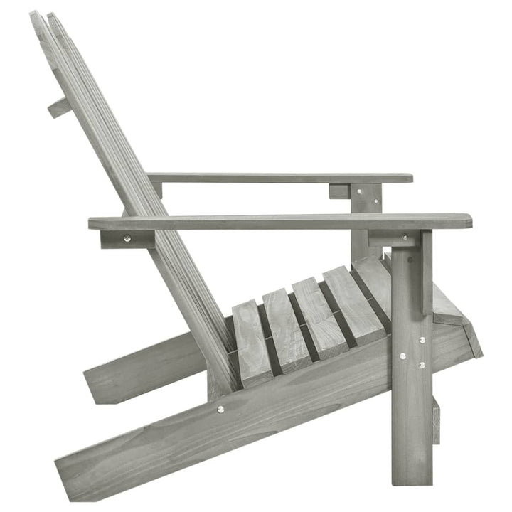 Adirondackstol 2-Sits Massivt Granträ