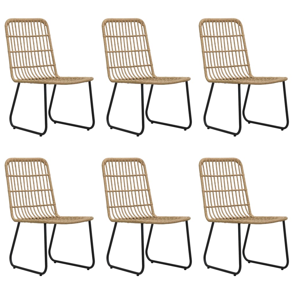 Matgrupp För Trädgården 7 Delar Konstrotting Och Glas