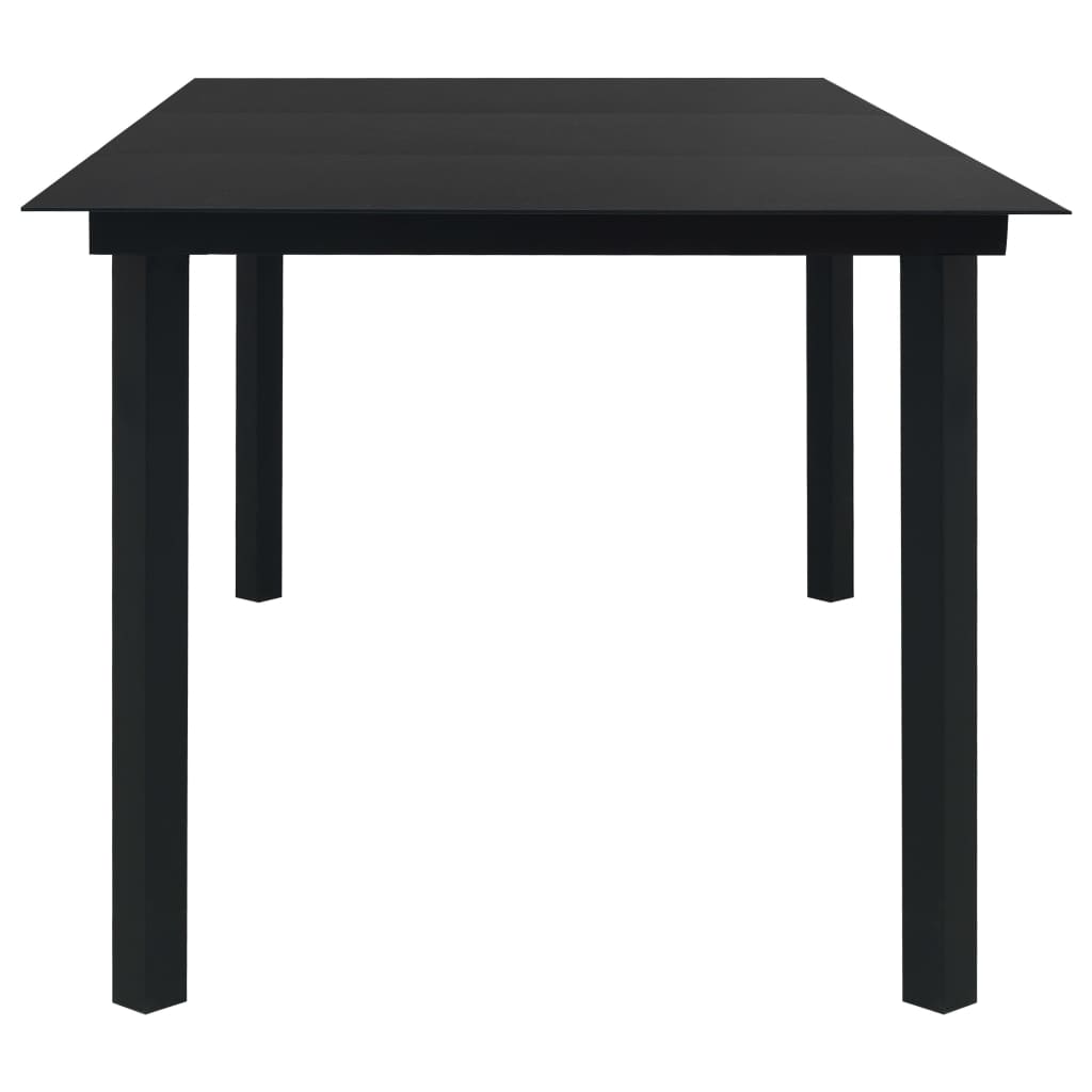 Matgrupp För Trädgården 7 Delar Konstrotting Och Glas