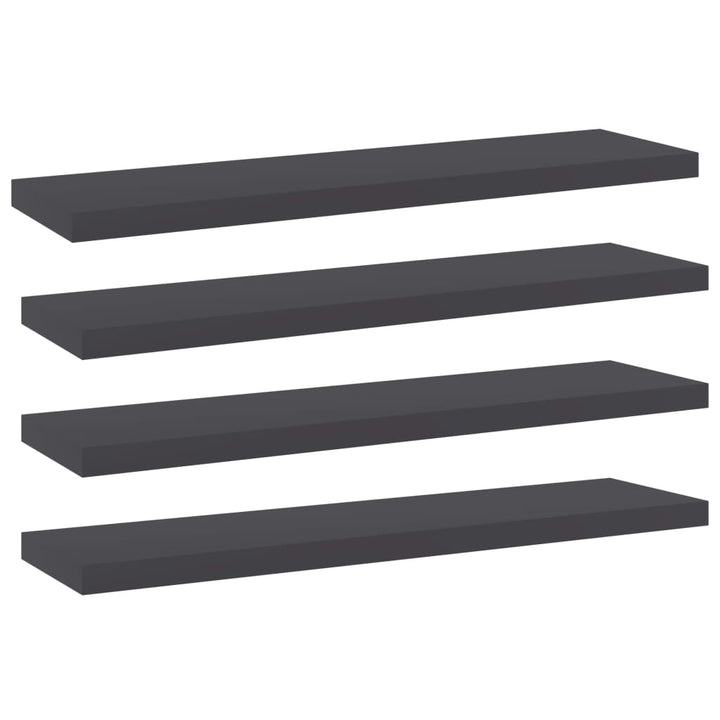 Vägghyllor 4 St 40X20X1,5 Cm Konstruerat Trä